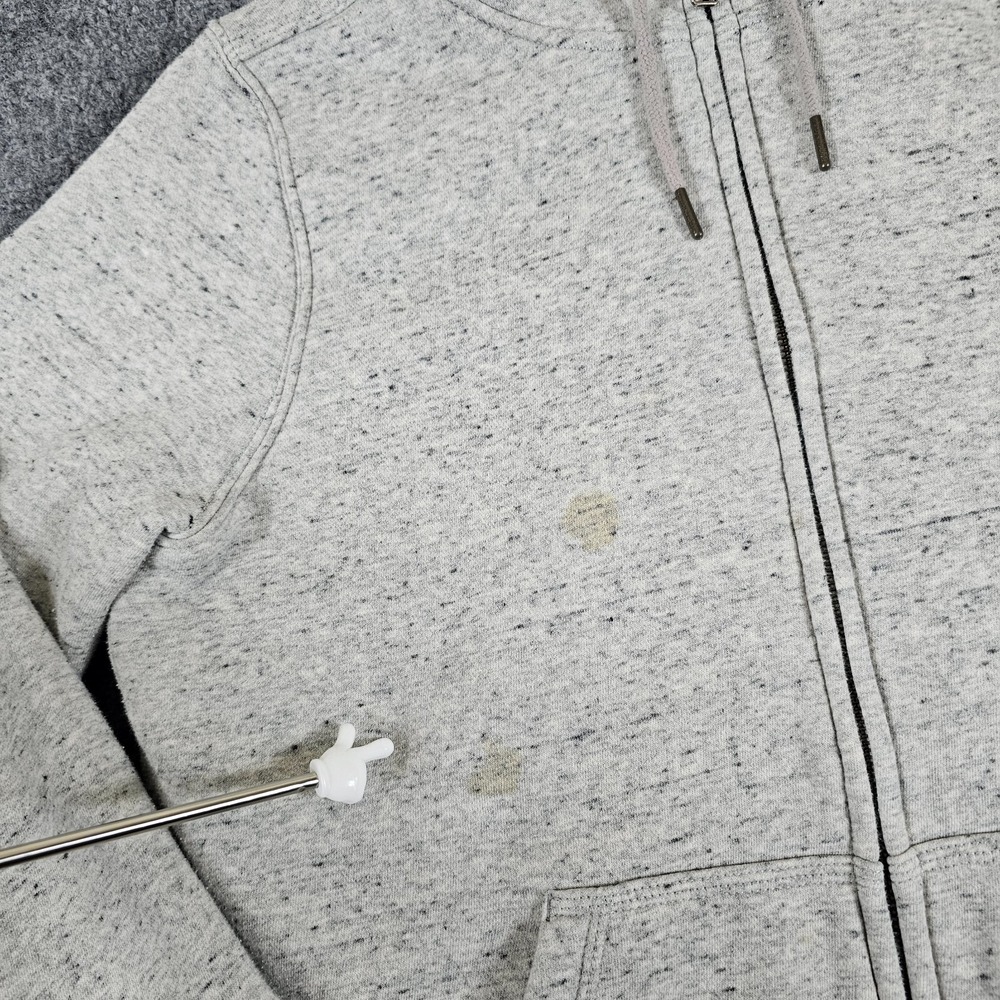 Carhartt Sherpa Fleece Lined Full Zip Hooded Sweatshirt White Youth M 8-10 Flaw - Picture 2 of 9